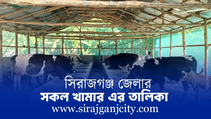 একনজরে সিরাজগঞ্জ জেলার সকল খামার